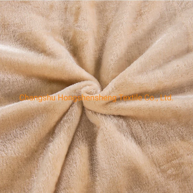 Super Soft Coral Fleece Blanket Solid Color Flannel Blanket